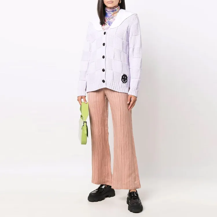 GANNI SS21 Loose Fit Sweater Women's Purple-1