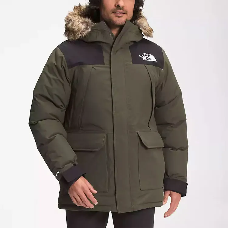 THE NORTH FACE McMurdo Down Jackets Men Brown Green-1