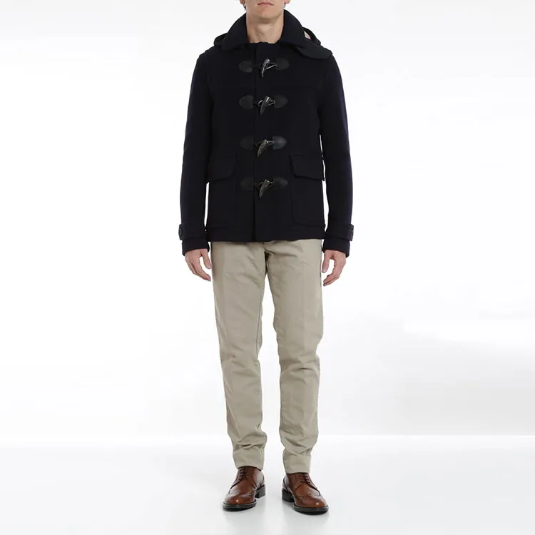 Burberry Jackets Men Navy Blue-1