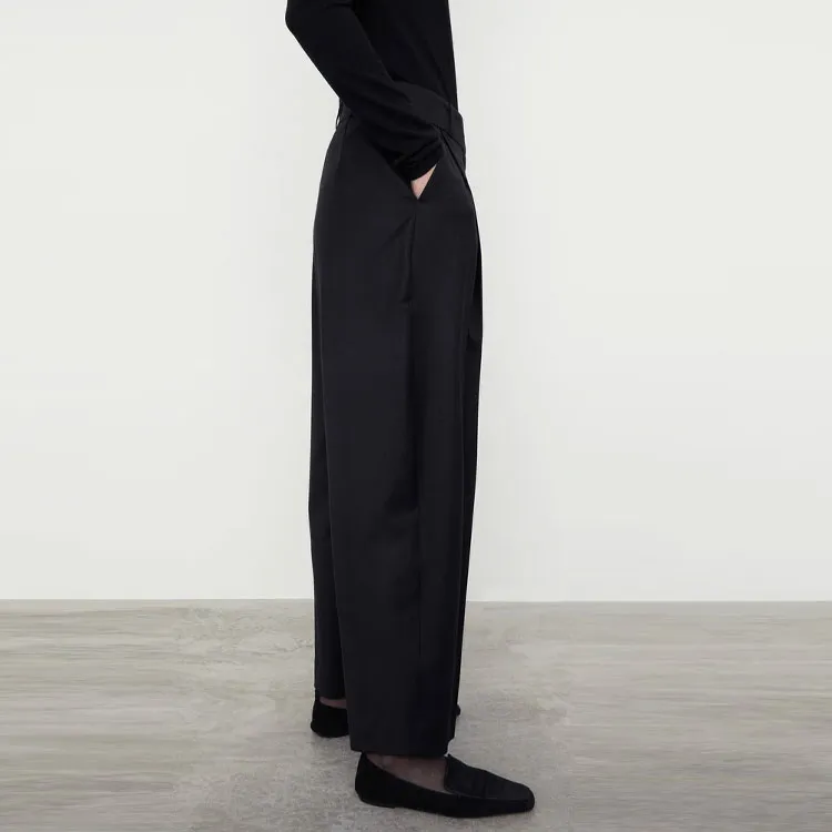 TOTEME Casual Pants Women's Black-3