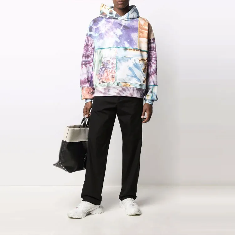 AMIRI Tie Dye Patchwork Hoodie-1