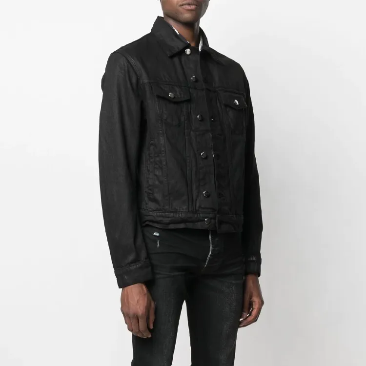 AMIRI Denim Jackets Men Black-2