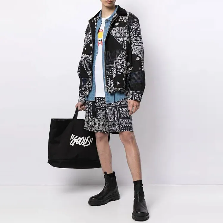 Sacai Bandana Print Belted Shorts-1