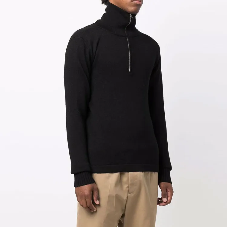 JIL SANDER Zip up Wool Jumper-2