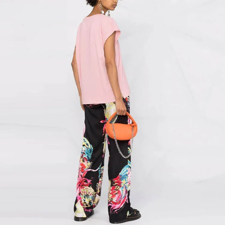 GANNI T-Shirts Women's Pink-2