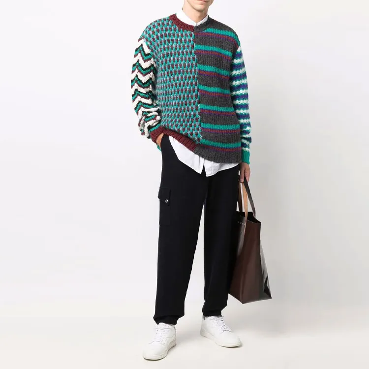 MARNI Sweaters Men Green-3