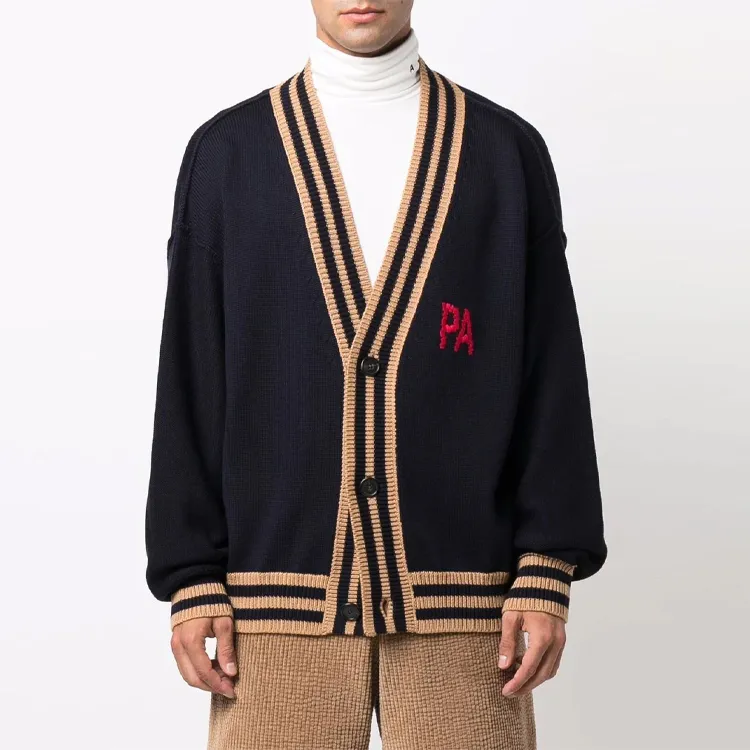 PALM ANGELS Bear motif Cardigan-2