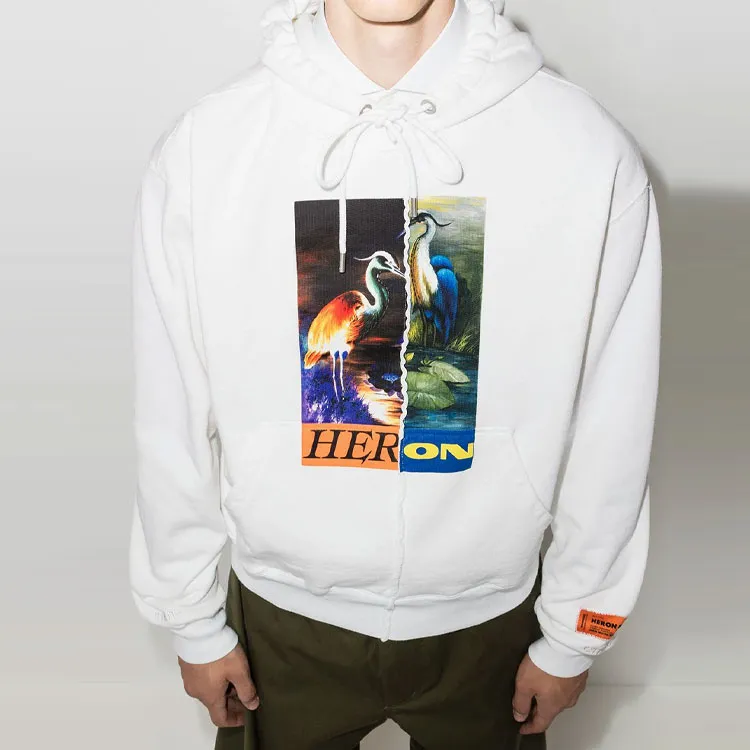 HERON PRESTON Split Herons Hoodie-2