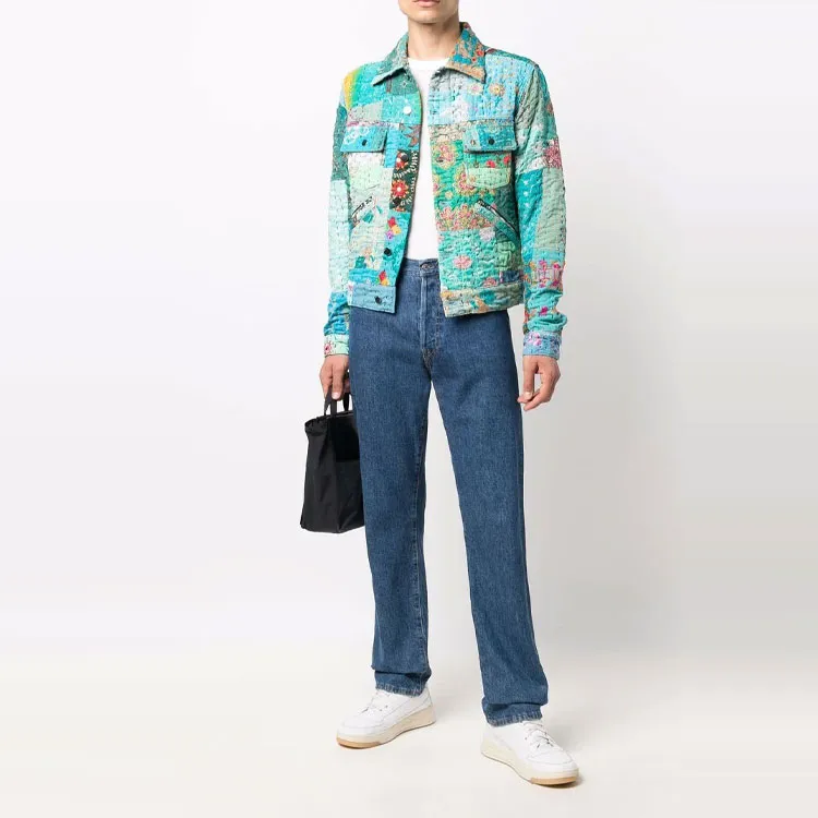 AMIRI Quilted Patchwork Trucker-1