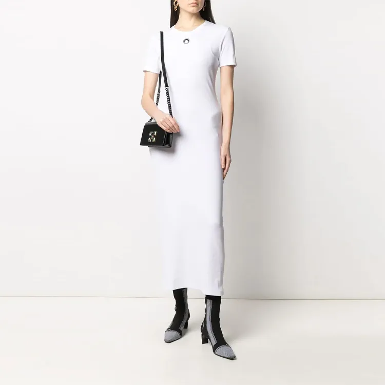 Marine Serre Cocoon T shirt Maxi Dress-1