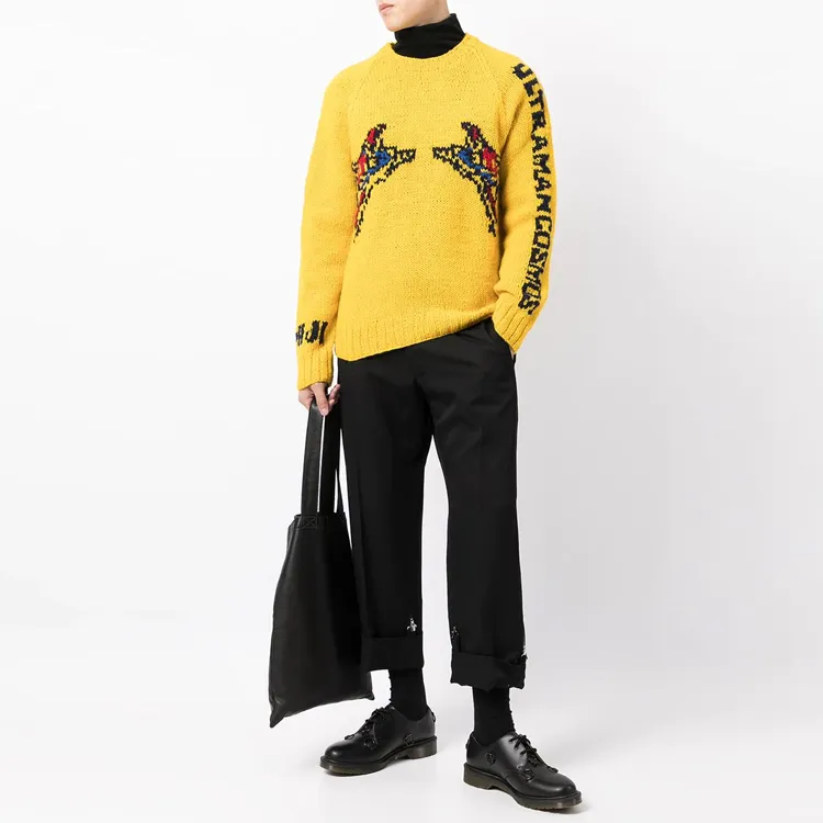 Yohji Yamamoto Sweaters Men Yellow-1