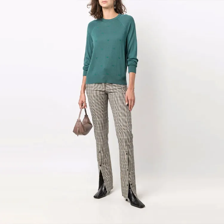 EMPORIO ARMANI FW21 Sweater Women's Green-1