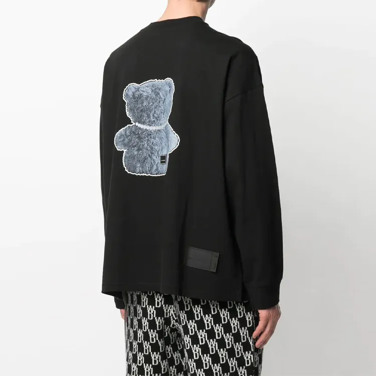 WE11DONE Teddy Long-sleeve T-shirt-3