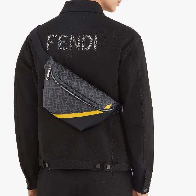 FENDI Roma Logo Denim Jacket-3