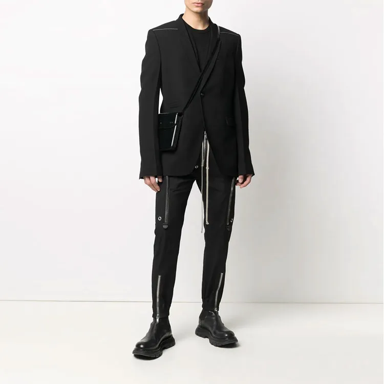 RICK OWENS/RO SS21 Casual Pants Men's Black-1