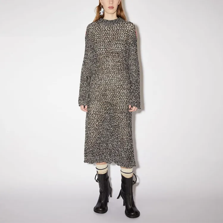 Acne Studios Long Sleeved Dresses Women's Black-1