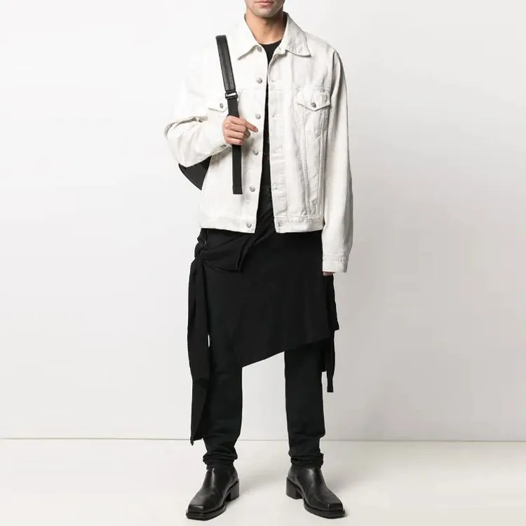 RAF SIMONS Archive Redux AW04 T Shirt Layered Slim Leg Jeans-1