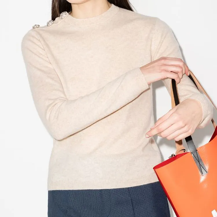 GANNI Mix Merino cashmere Jumper-1