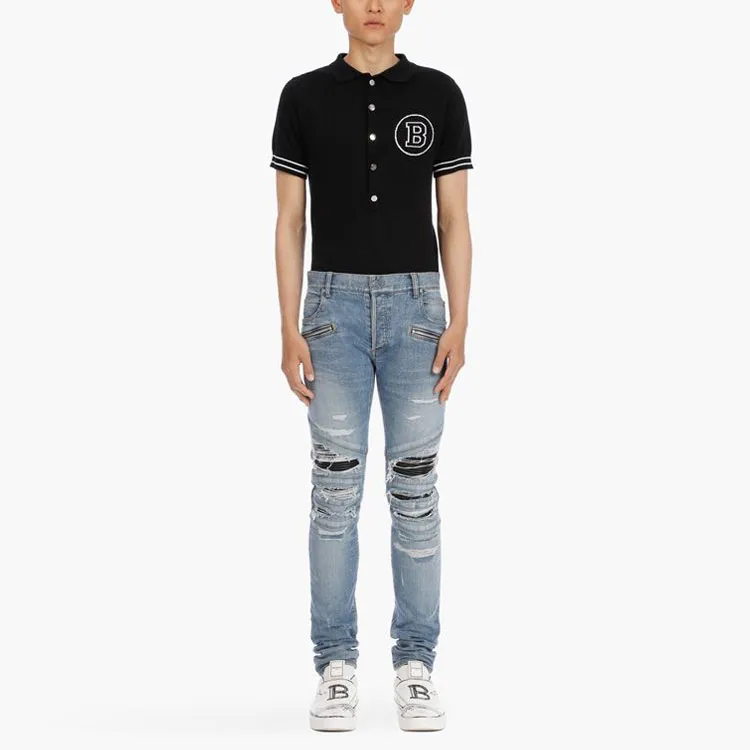 BALMAIN Jeans Men Blue-1