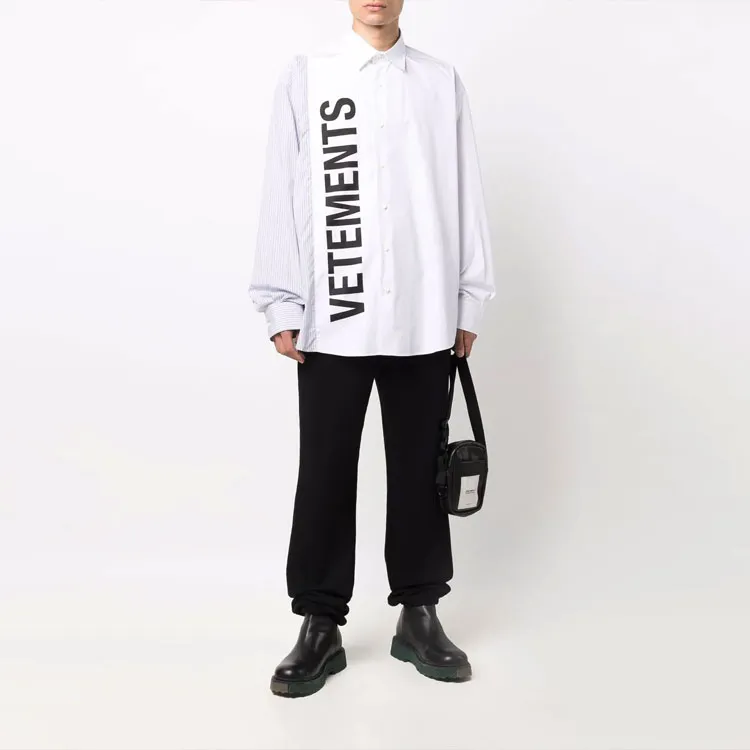 Vetements Shirts Men White-1