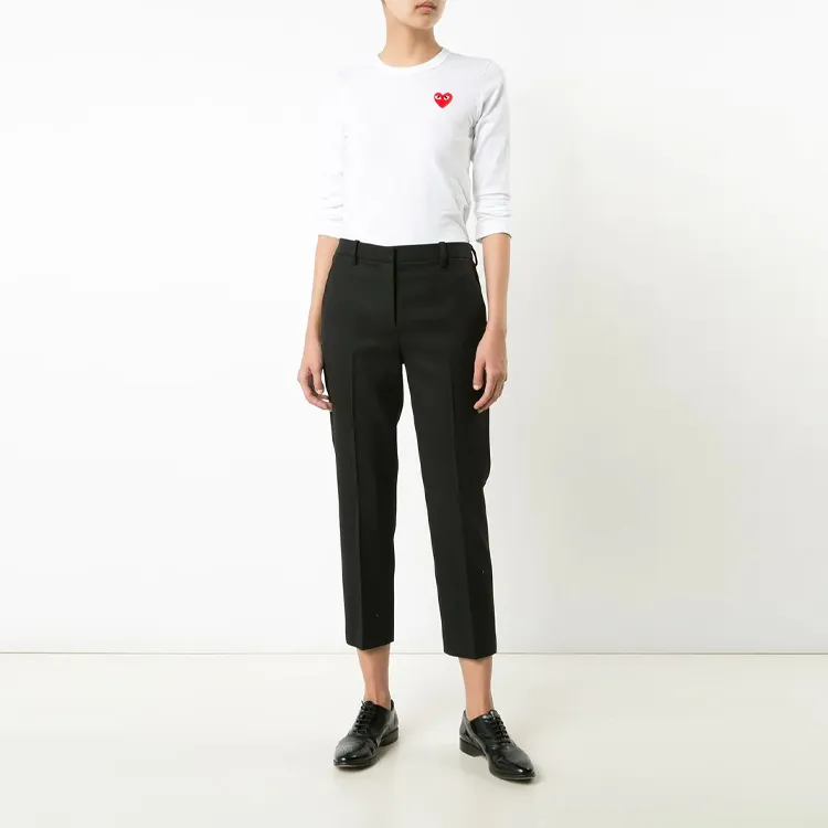 CDG Play T Shirts Women's White-1