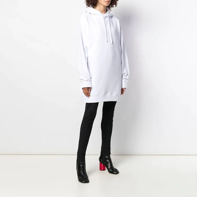 Maison Margiela Long Sleeved Dresses Women's White-3