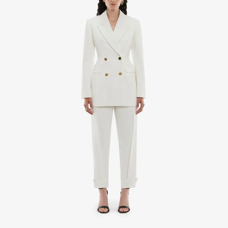 Alexander McQueen Double Breasted Buttoned Jacket-1