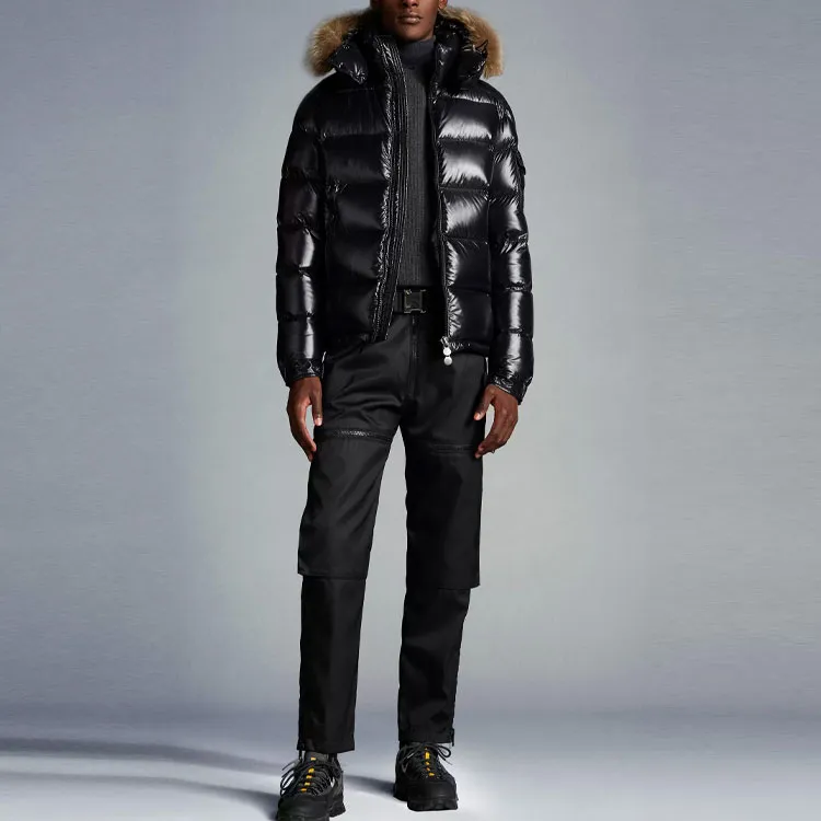 Moncler Down Jacket Winter Men's Black-1