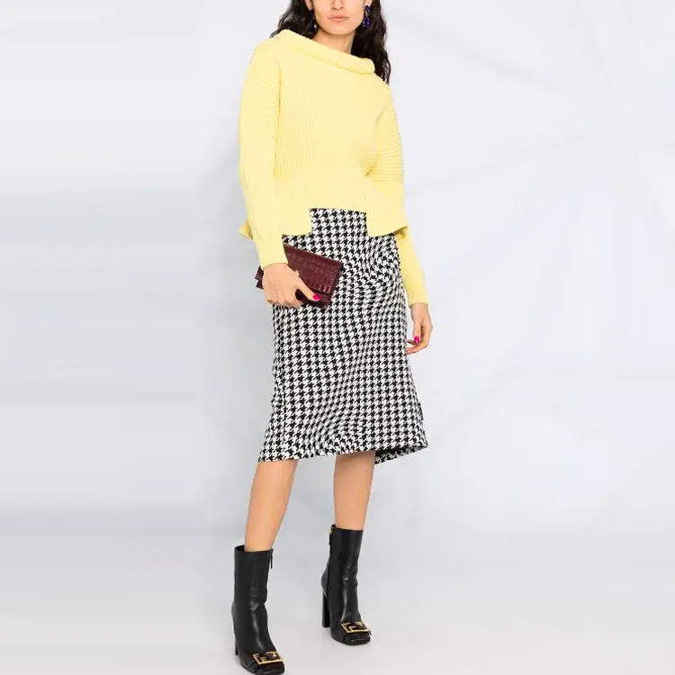 Alexander McQueen FW21 Sweater Women's Yellow-1