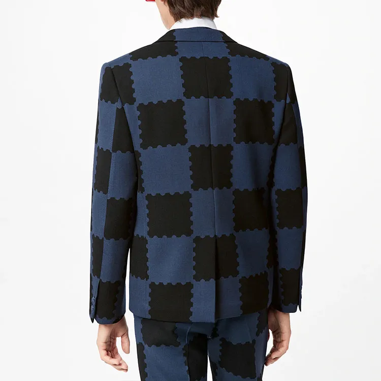 LOUIS VUITTON SS22 Business Suit Coat Men's Dark Blue-3