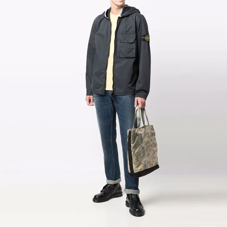STONE ISLAND Jackets Men Gray-1