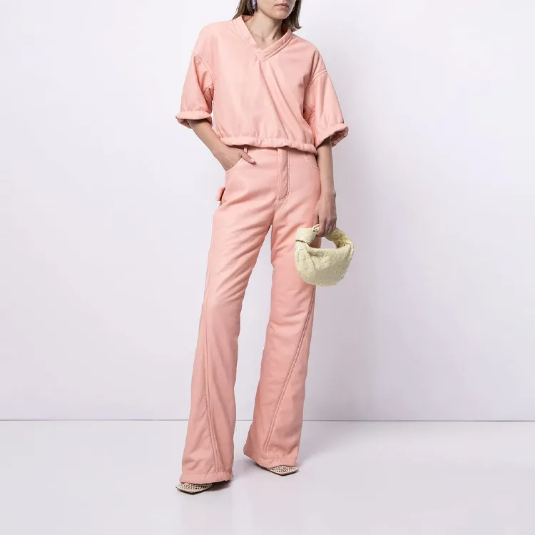 Bottega Veneta Casual Pants Women's Pink-1