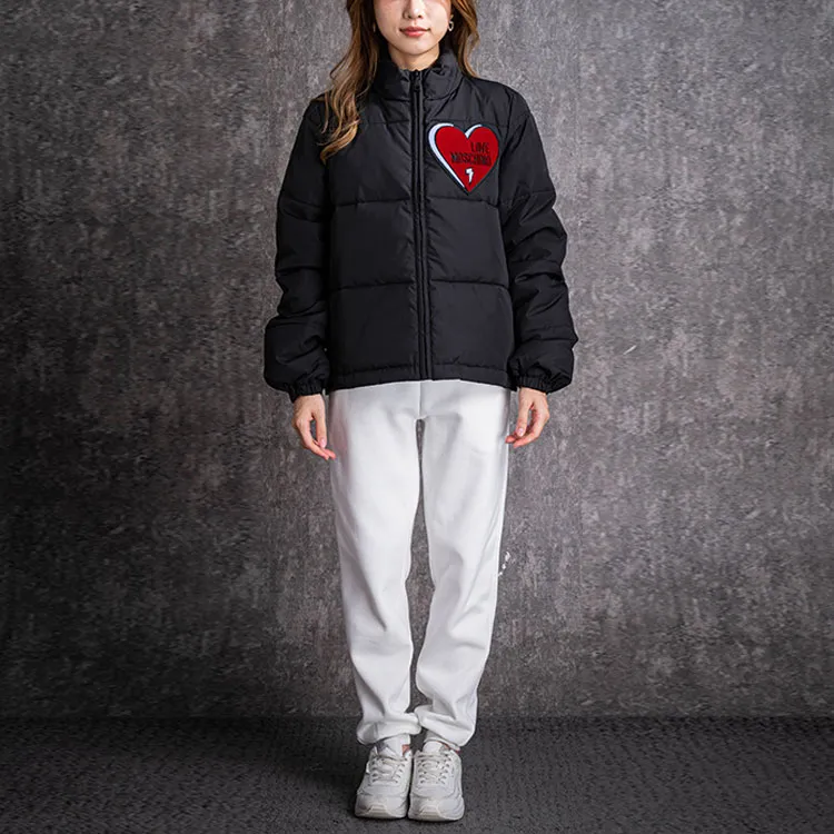 MOSCHINO Puffer Jacket Women's Black-1