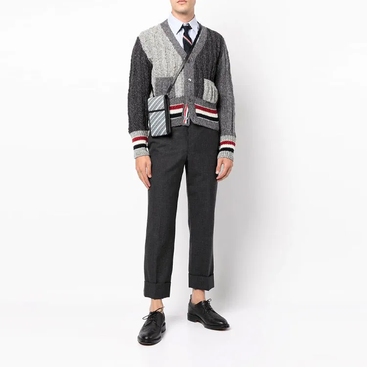 THOM BROWNE Sweaters Men Gray-1