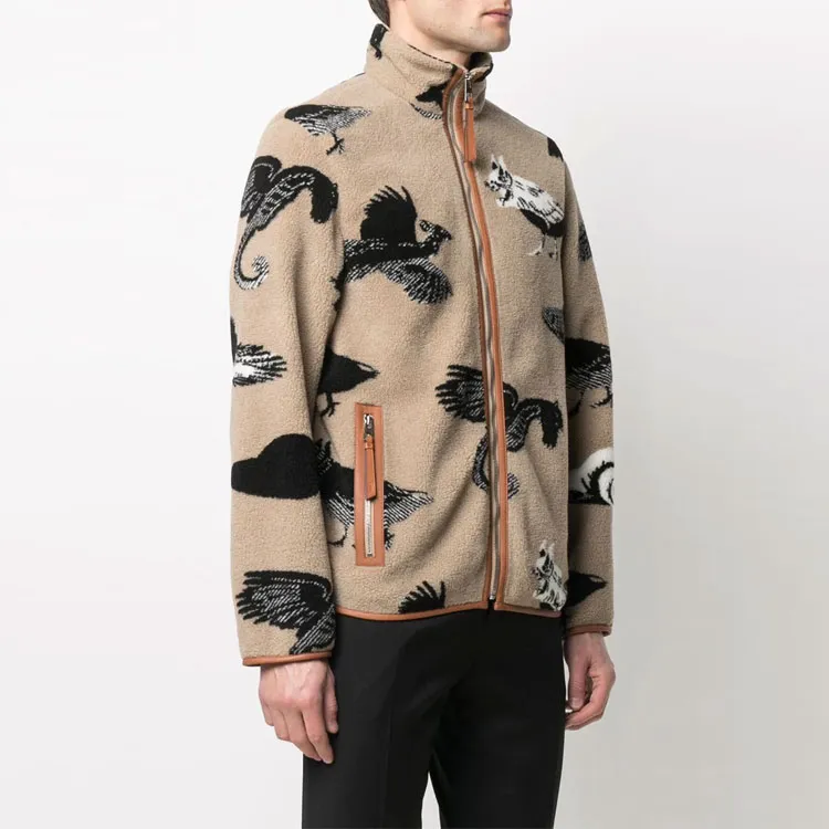 LOEWE Fleece Jacquard Jacket-4