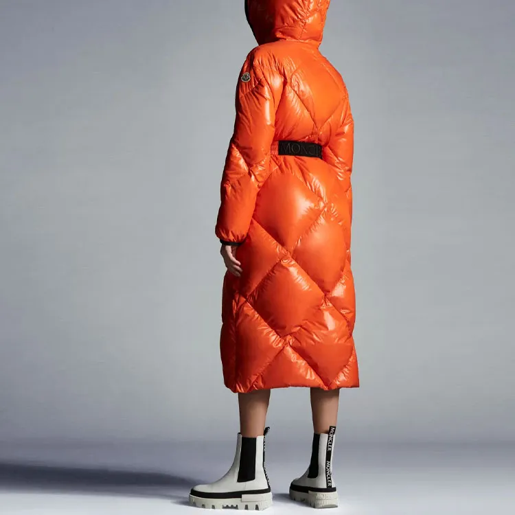 Moncler Down Jackets Women's Bright Orange-2