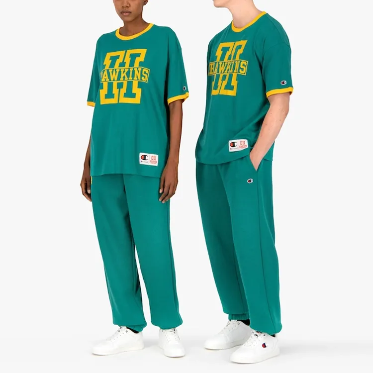 Champion Stranger Things T-Shirt US Version Unisex Green-3