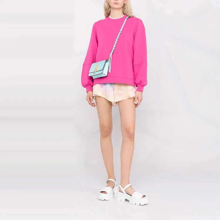 GANNI Software Crewneck 'Shocking Pink'-1