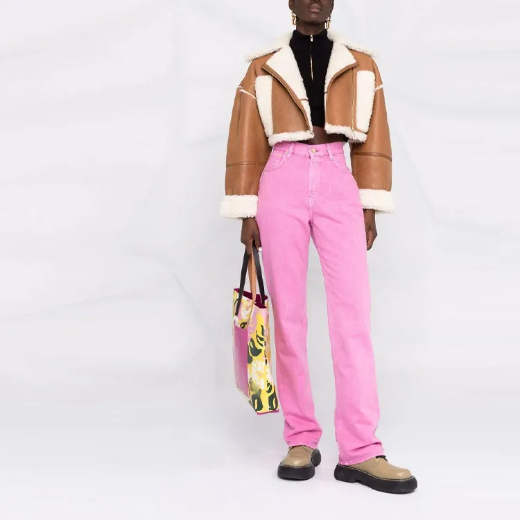 Jacquemus Jeans Women's Pink-2