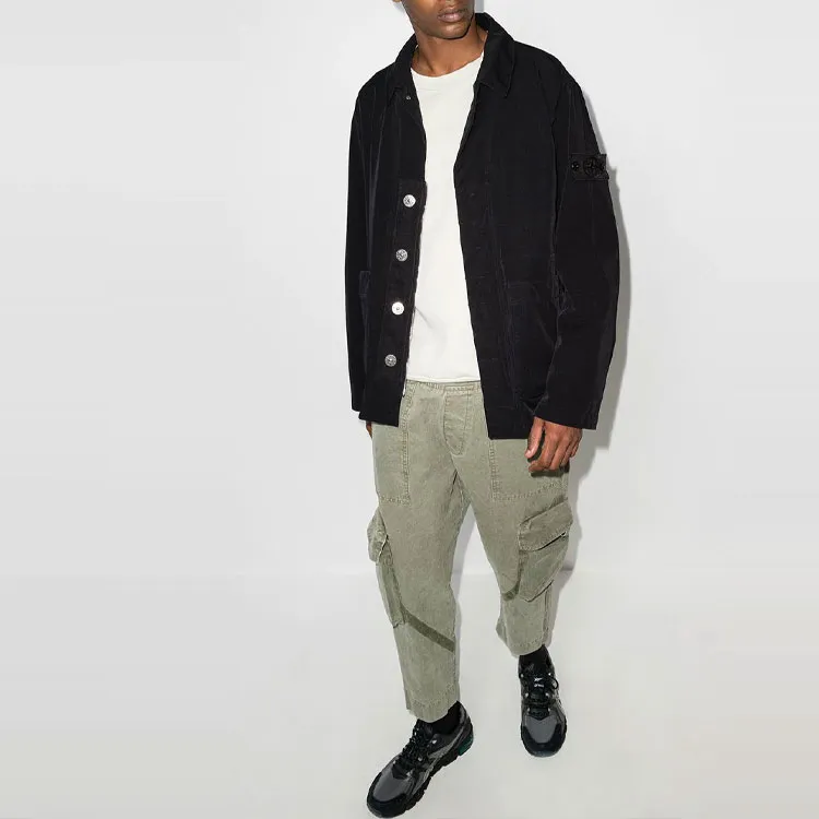 STONE ISLAND Jackets Men Black-1