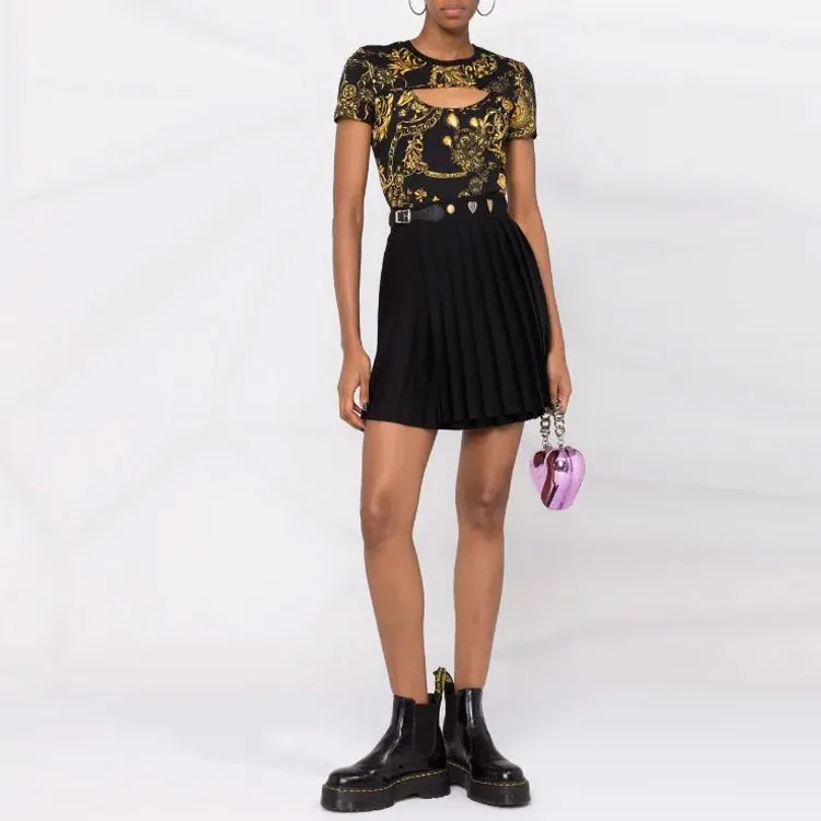 VERSACE JEANS COUTURE T Shirt Women's Black-1