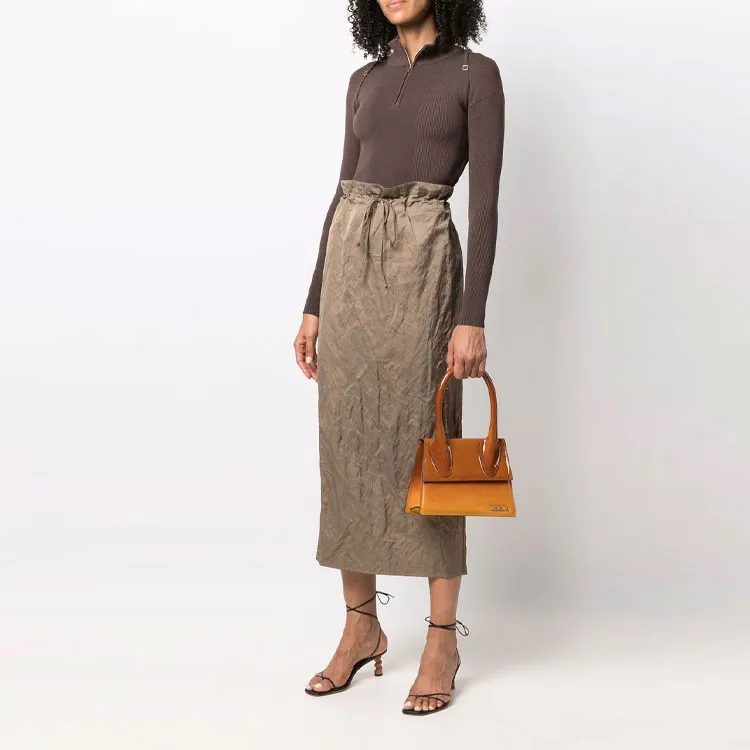 Jacquemus Slim Fit Sweater Women's Brown-1