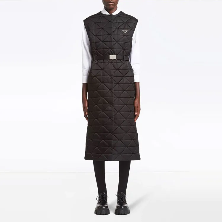 PRADA FW21 Sleeveless Dress Black Women's-1