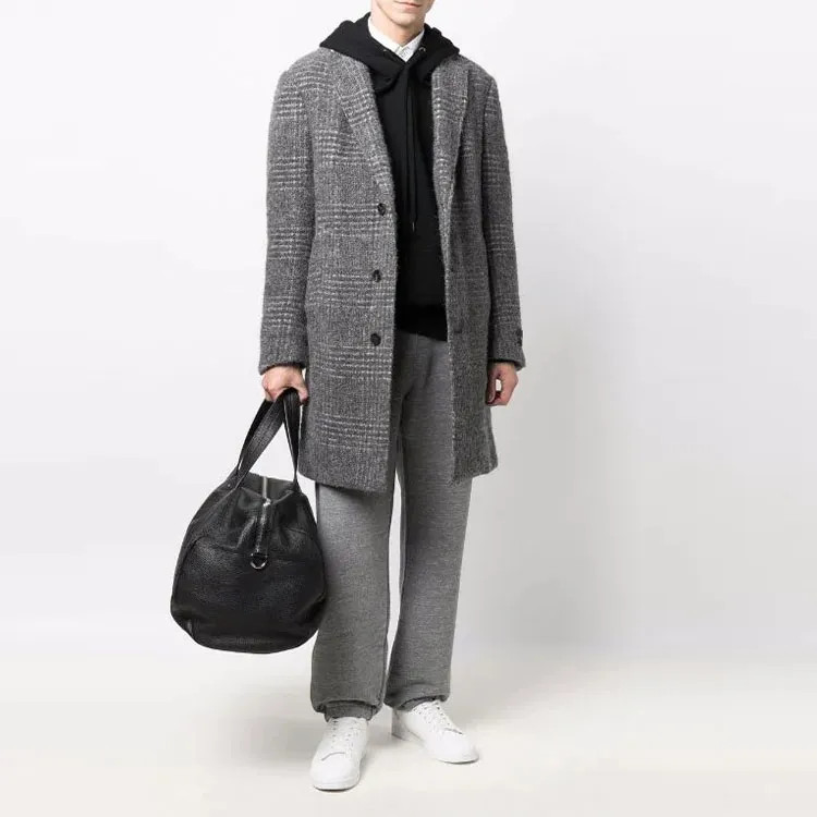 Zzegna FW21 Knitted Sweatpants Men's Gray-3