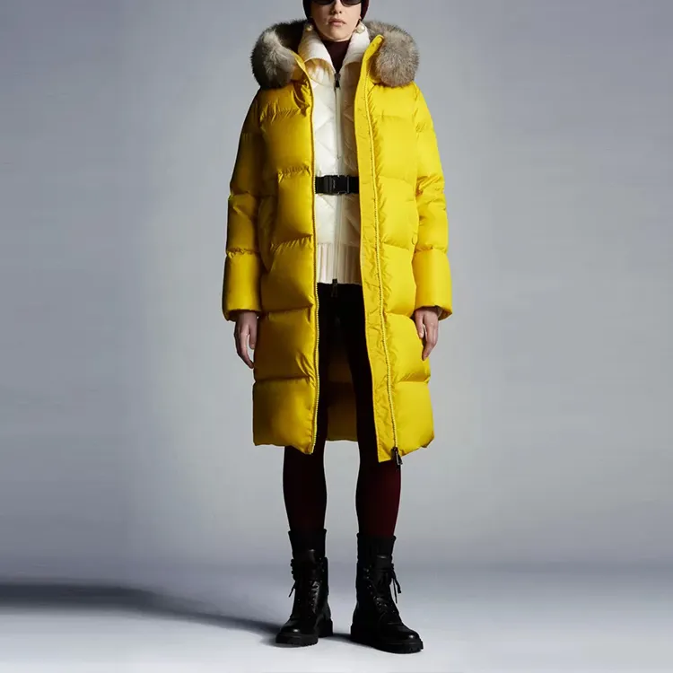 Moncler FW21 Down Jacket Women's Yellow-2