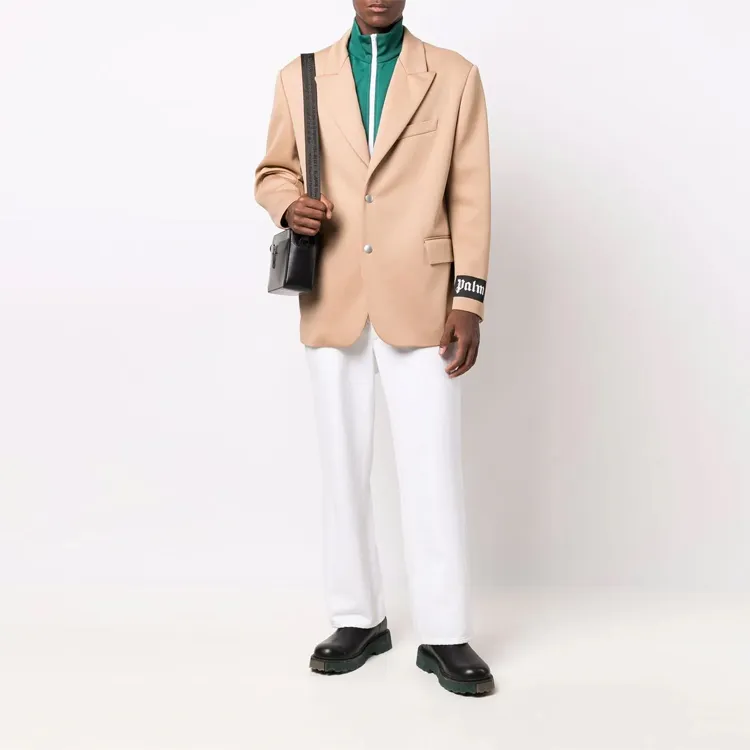 PALM ANGELS Business Suits Men Khaki-1