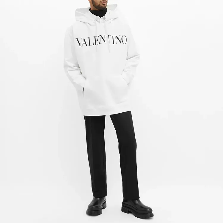 Valentino Logo Oversized Hoodie-1