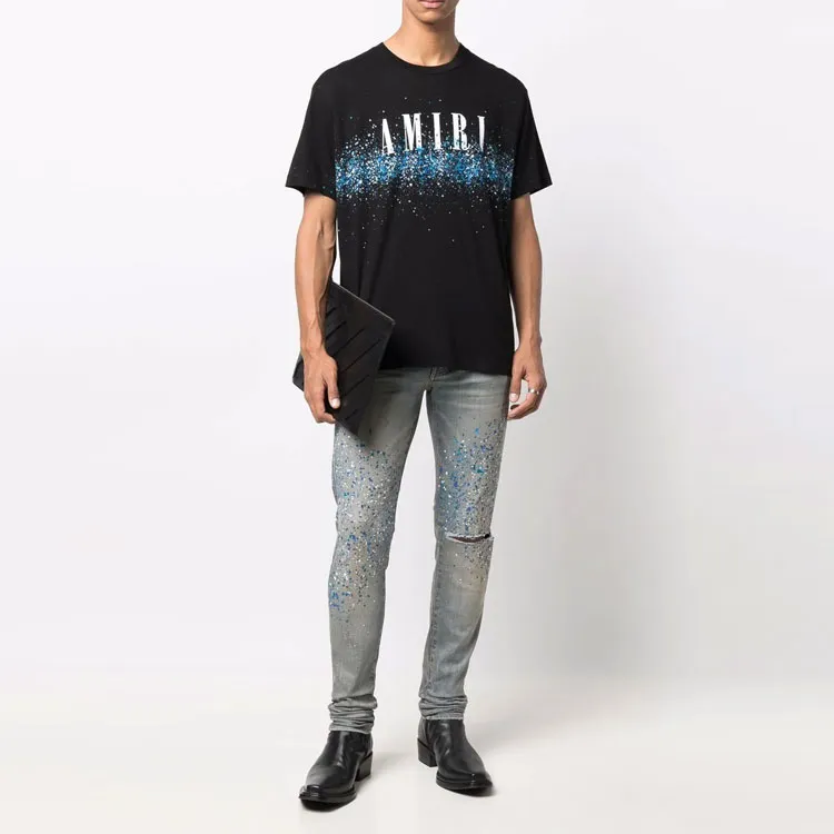 AMIRI Crystal Core Logo Painter Tee-1