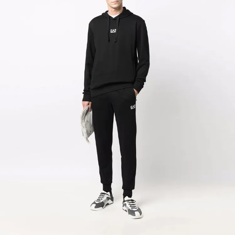 EMPORIO ARMANI EA7 Sweatshirt Set Men's Black-1
