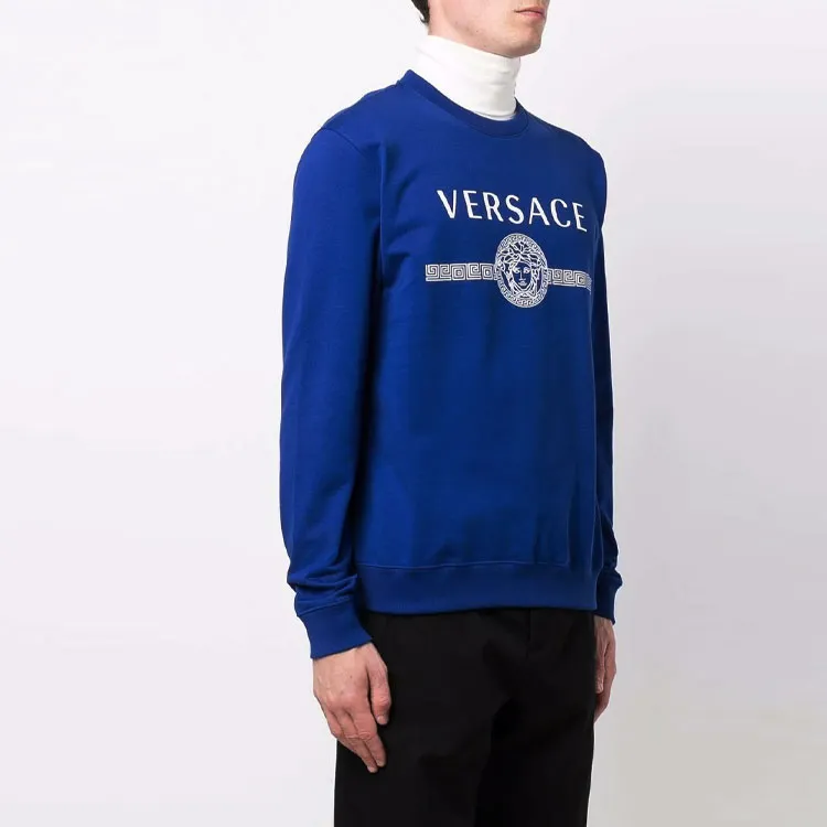 VERSACE Sweatshirts Men Royal Blue-2